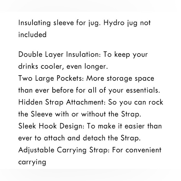 Hydro‎ Jug Sleeve - Picture 6 of 6
